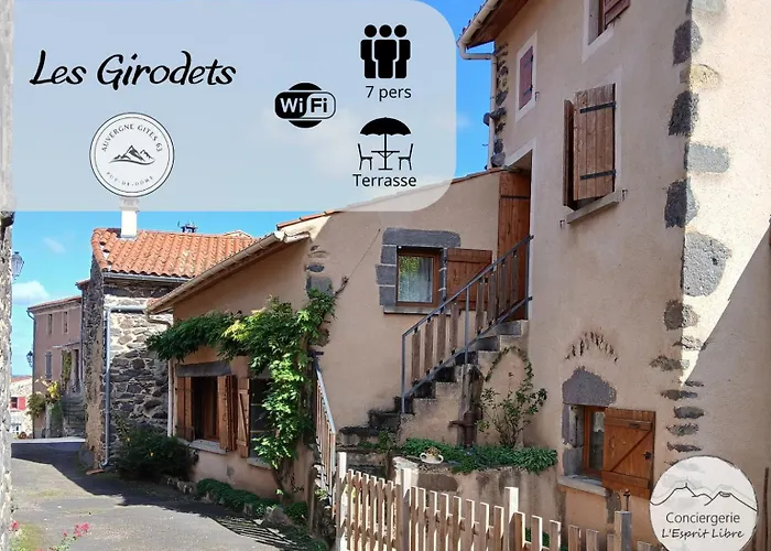 Les Girodets - Terrasse - Wifi Villeneuve (Puy-de-Dome)